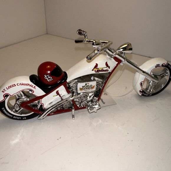 St. Louis Cardinals World Series‎ Motorcycle Figurine MLB Baseball - Picture 1 of 13